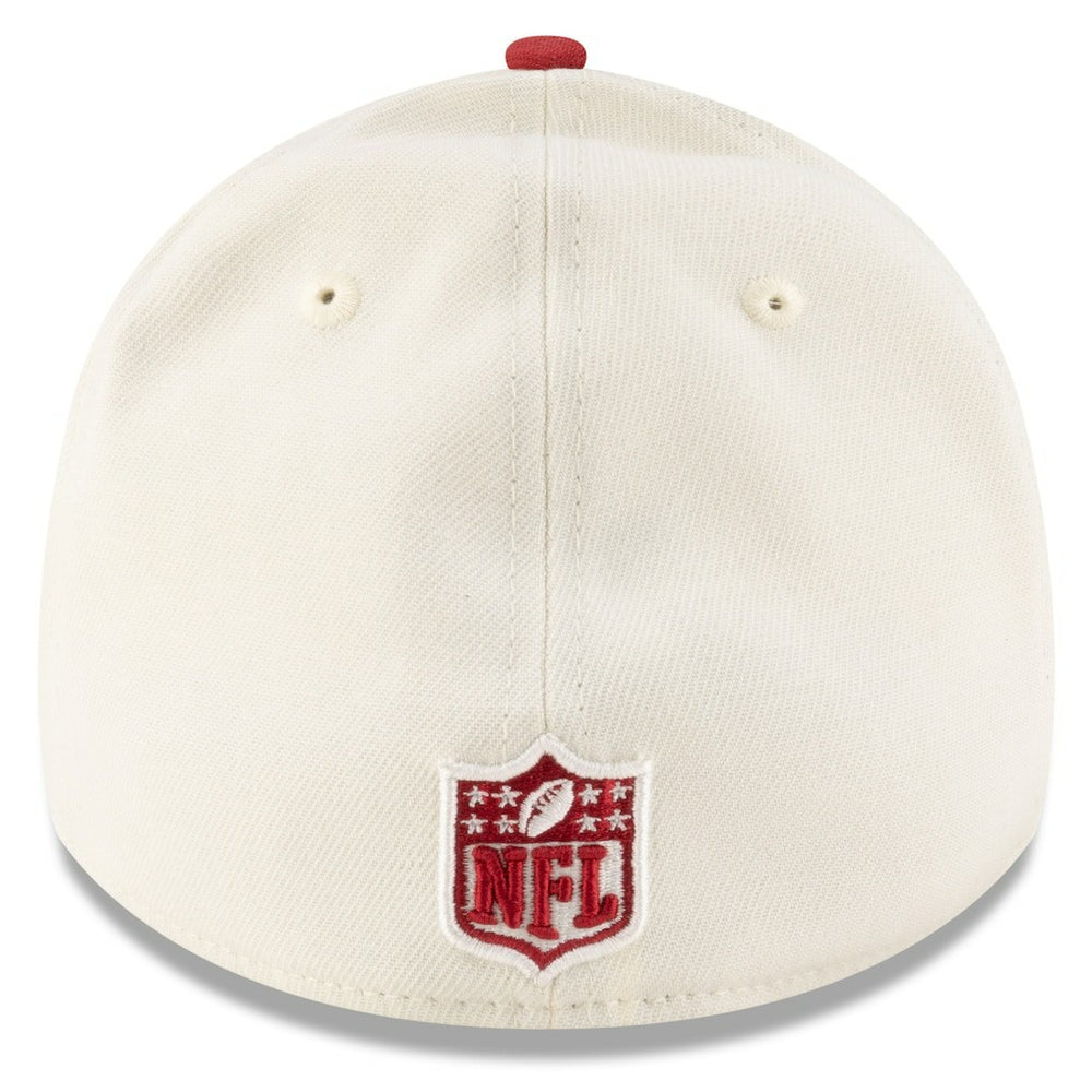 Arizona Cardinals New Era 2025 NFL Draft 39THIRTY Flex Hat - Cream/Cardinal - NFL