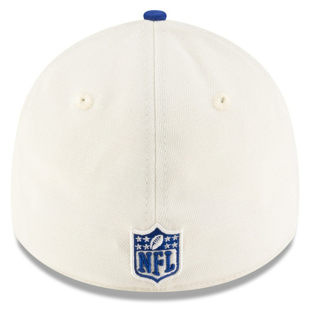 Buffalo Bills New Era 2025 NFL Draft 39THIRTY Flex Hat - Cream/Royal - NFL