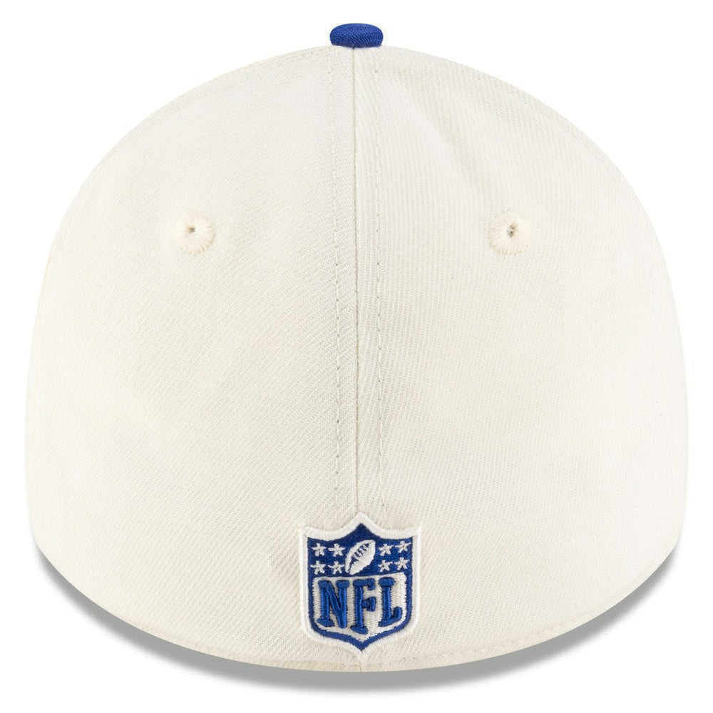 Buffalo Bills New Era 2025 NFL Draft 39THIRTY Flex Hat - Cream/Royal - NFL