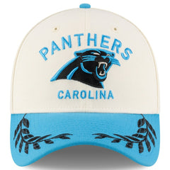 Carolina Panthers New Era 2025 NFL Draft 39THIRTY Flex Hat - Cream/Blue - NFL