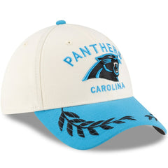 Carolina Panthers New Era 2025 NFL Draft 39THIRTY Flex Hat - Cream/Blue - NFL