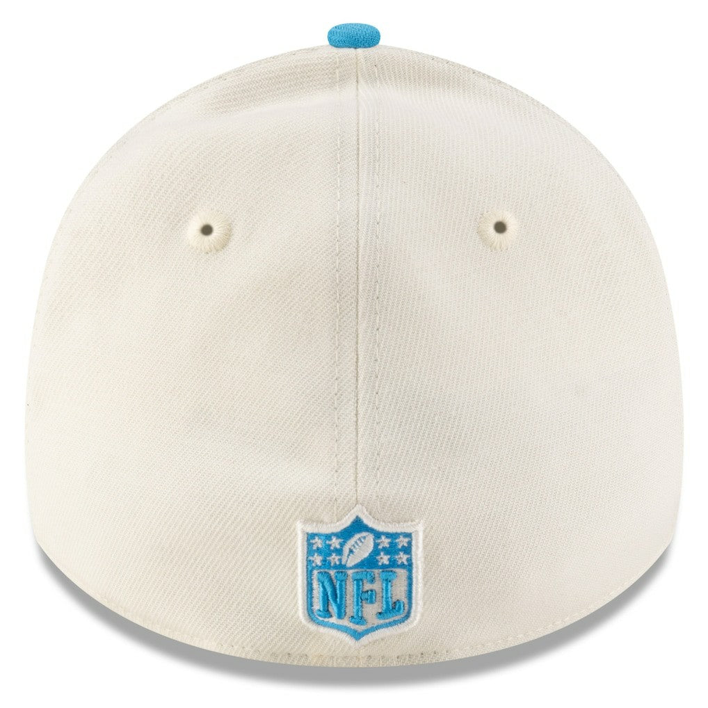 Carolina Panthers New Era 2025 NFL Draft 39THIRTY Flex Hat - Cream/Blue - NFL