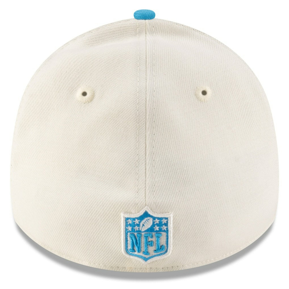 Carolina Panthers New Era 2025 NFL Draft 39THIRTY Flex Hat - Cream/Blue - NFL