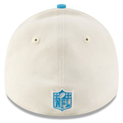 Carolina Panthers New Era 2025 NFL Draft 39THIRTY Flex Hat - Cream/Blue - NFL