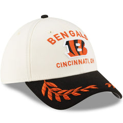 Cincinnati Bengals New Era 2025 NFL Draft 39THIRTY Flex Hat - Cream/Black - NFL
