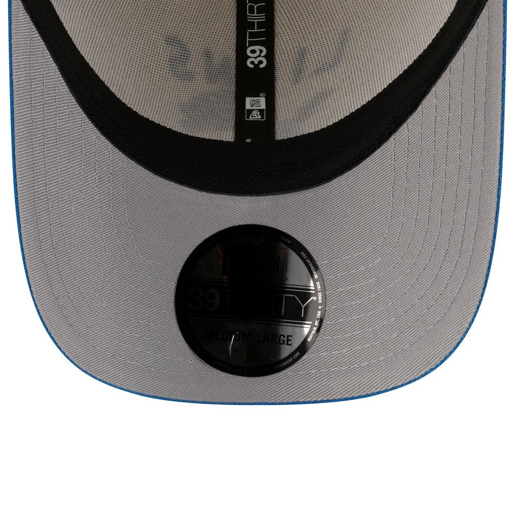 Detroit Lions New Era 2025 NFL Draft 39THIRTY Flex Hat - Cream/Blue - NFL