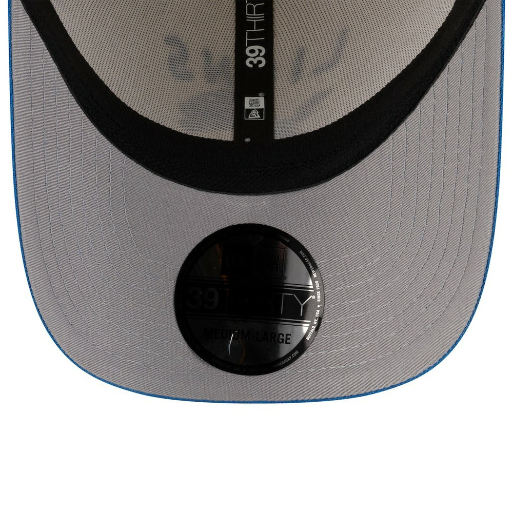 Detroit Lions New Era 2025 NFL Draft 39THIRTY Flex Hat - Cream/Blue - NFL