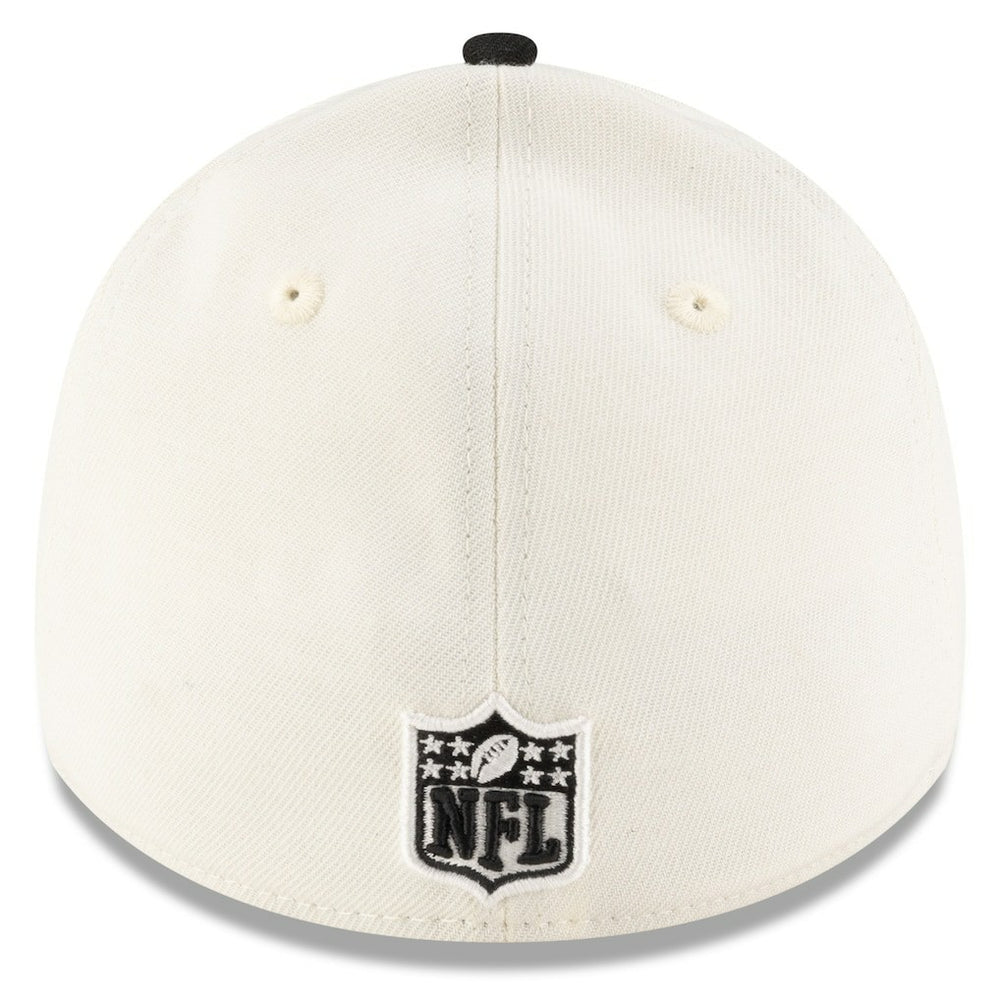 Pittsburgh Steelers New Era 2025 NFL Draft 39THIRTY Flex Hat - Cream/Black - NFL
