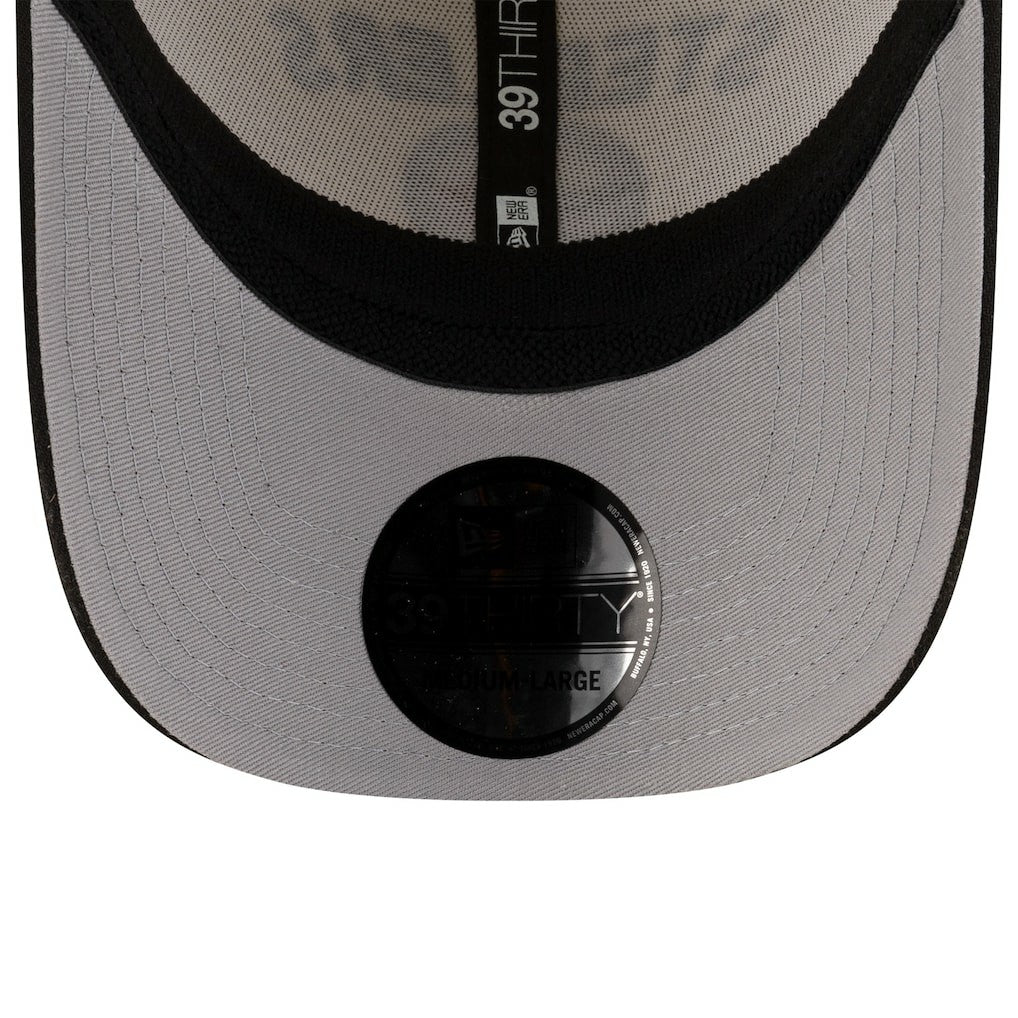 Pittsburgh Steelers New Era 2025 NFL Draft 39THIRTY Flex Hat - Cream/Black - NFL