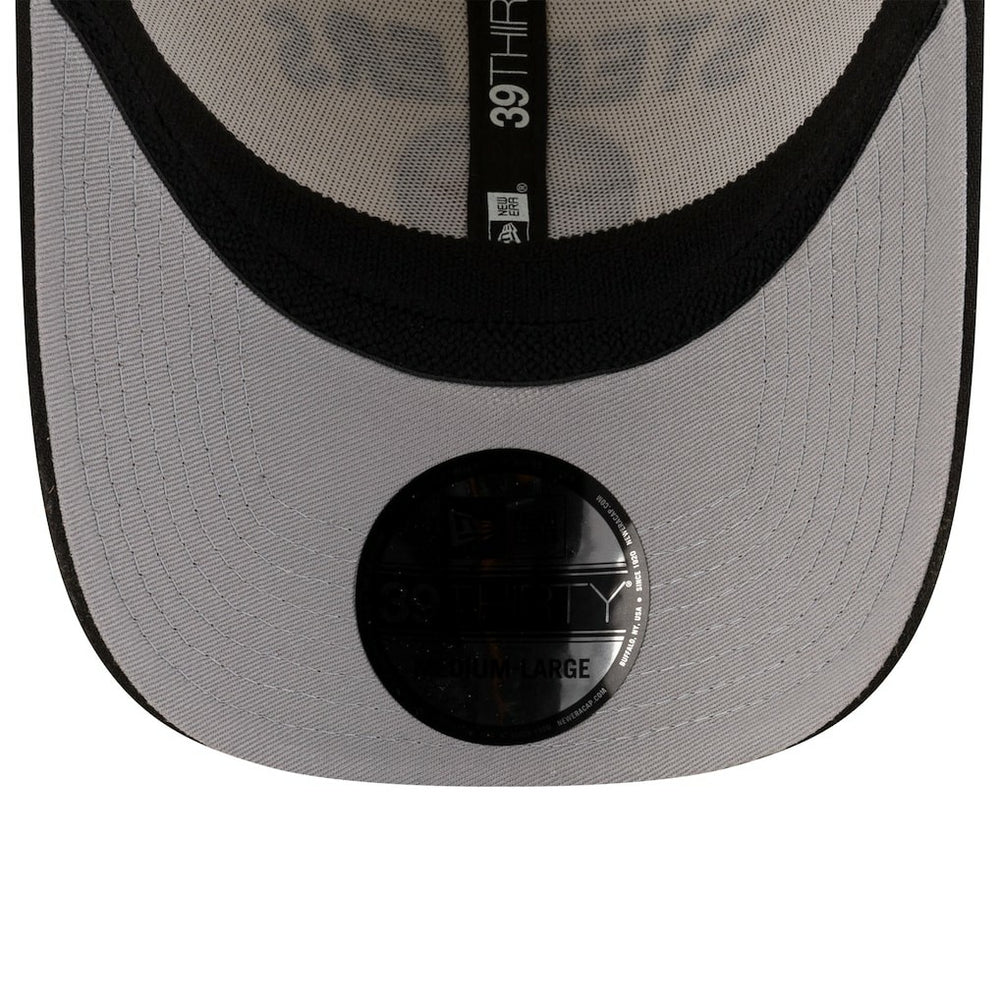 Pittsburgh Steelers New Era 2025 NFL Draft 39THIRTY Flex Hat - Cream/Black - NFL