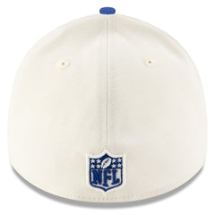 New York Giants New Era 2025 NFL Draft 39THIRTY Flex Hat - Cream/Royal - NFL