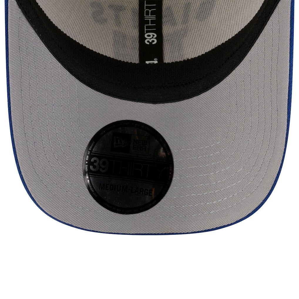 New York Giants New Era 2025 NFL Draft 39THIRTY Flex Hat - Cream/Royal - NFL