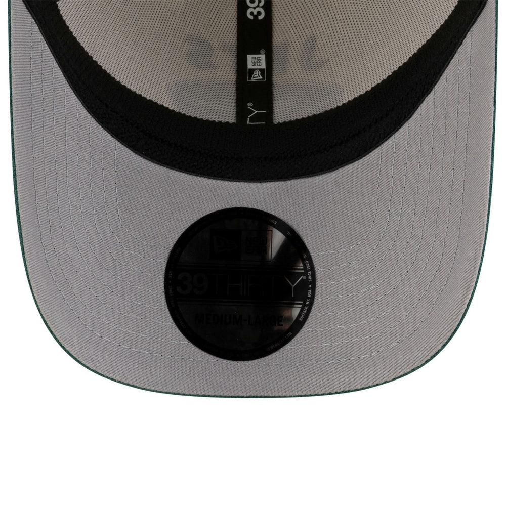 New York Jets New Era 2025 NFL Draft 39THIRTY Flex Hat - Cream/Green - NFL