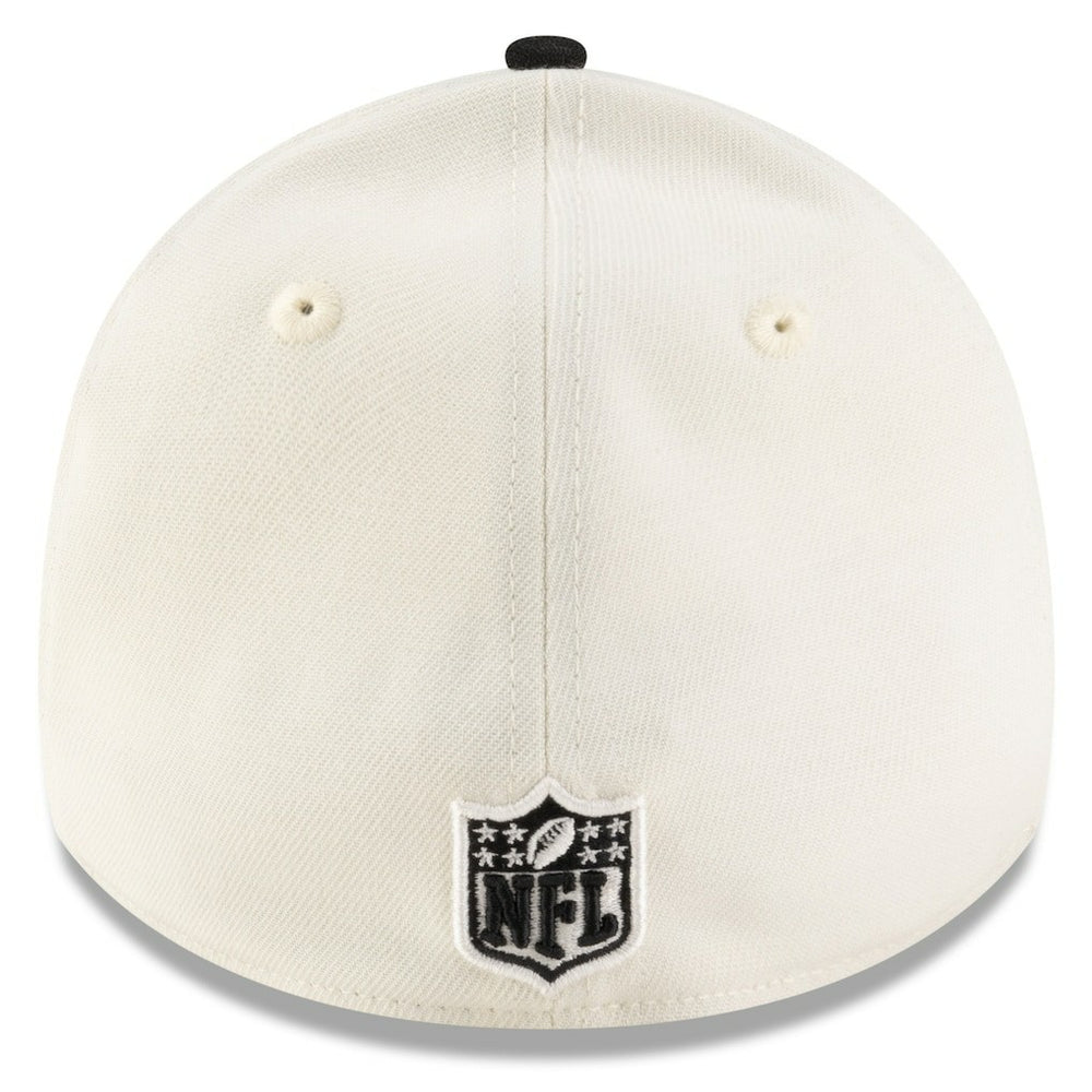 New Orleans Saints New Era 2025 NFL Draft 39THIRTY Flex Hat - Cream/Black - NFL