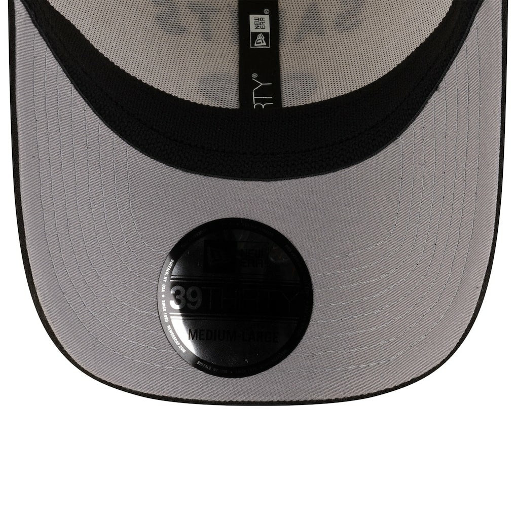 New Orleans Saints New Era 2025 NFL Draft 39THIRTY Flex Hat - Cream/Black - NFL