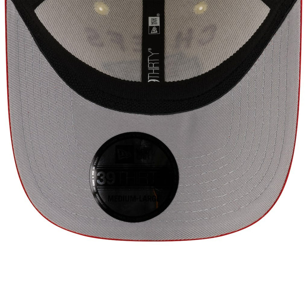 Kansas City Chiefs New Era 2025 NFL Draft 39THIRTY Flex Hat - Cream/Red - NFL