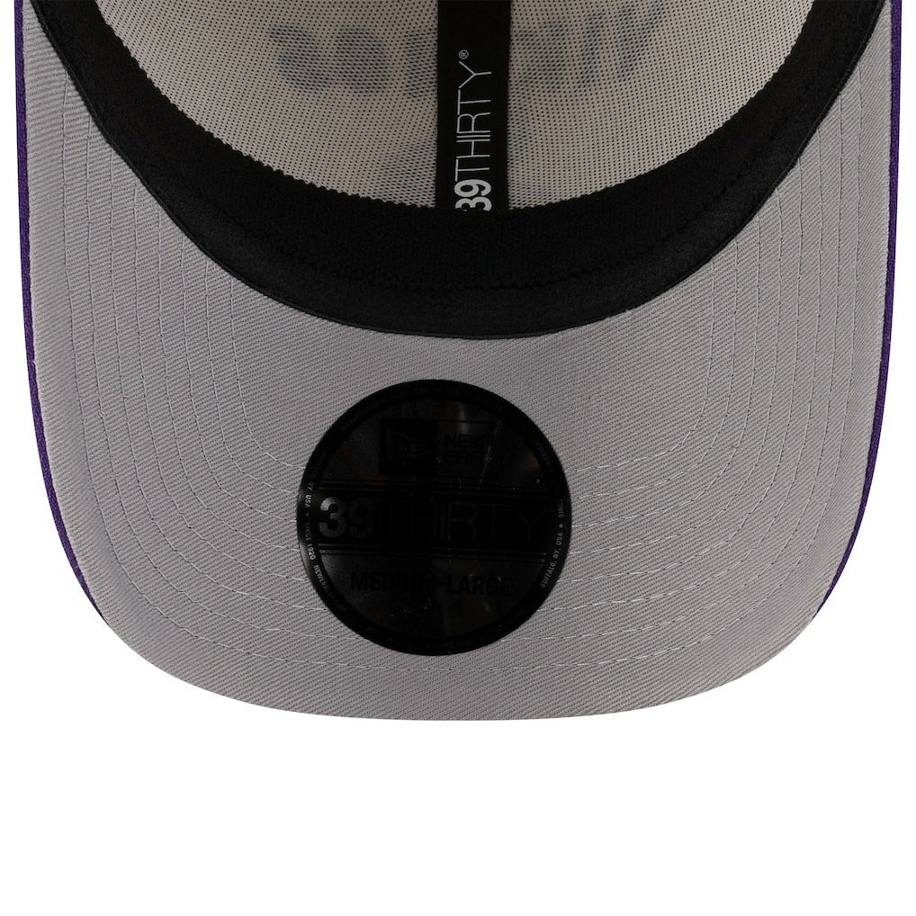 Minnesota Vikings New Era 2025 NFL Draft 39THIRTY Flex Hat - Cream/Purple - NFL