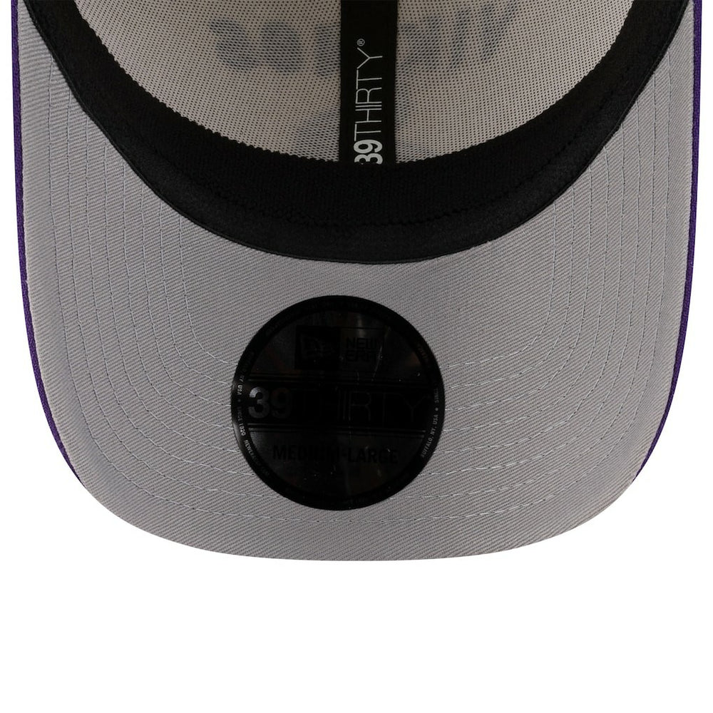 Minnesota Vikings New Era 2025 NFL Draft 39THIRTY Flex Hat - Cream/Purple - NFL