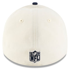Tennessee Titans New Era 2025 NFL Draft 39THIRTY Flex Hat - Cream/Navy - NFL