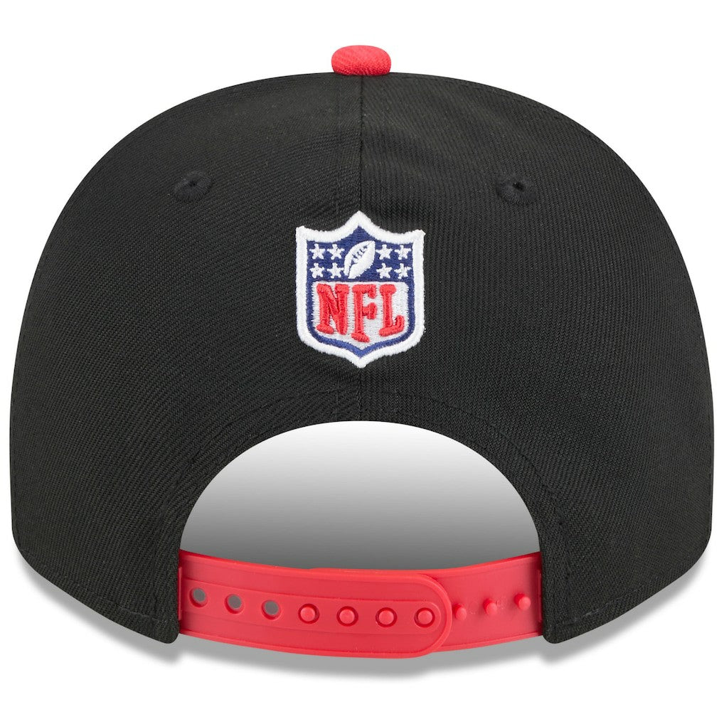 Kansas City Chiefs New Era Youth 2025 NFL Draft A-Frame 9FIFTY Snapback Hat - Black/Red - NFL