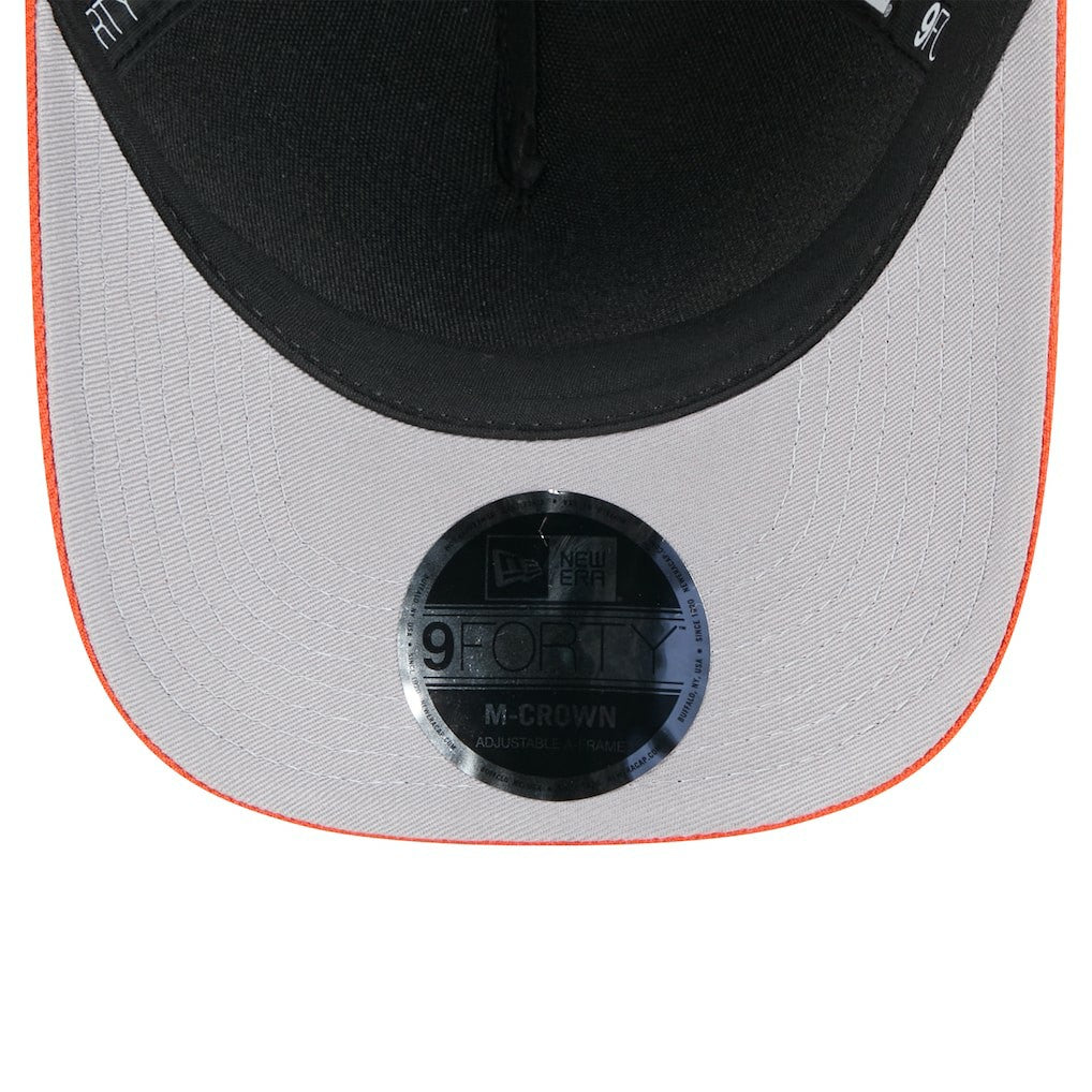Cincinnati Bengals New Era Youth 2025 NFL Draft 9FORTY A-Frame M-Crown Adjustable Hat - Black/Orange - NFL