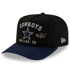 Dallas Cowboys New Era 2025 NFL Draft On Stage A-Frame 59FIFTY Fitted Hat - Black/Navy - NFL