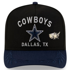 Dallas Cowboys New Era 2025 NFL Draft On Stage A-Frame 59FIFTY Fitted Hat - Black/Navy - NFL
