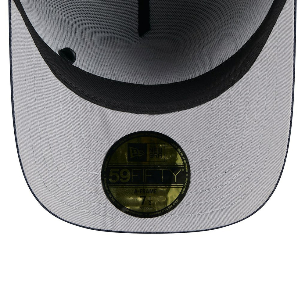 Dallas Cowboys New Era 2025 NFL Draft On Stage A-Frame 59FIFTY Fitted Hat - Black/Navy - NFL