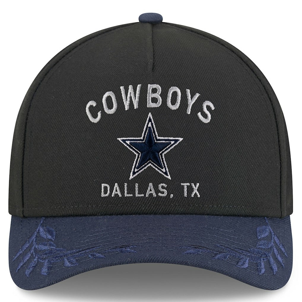 Dallas Cowboys New Era 2025 NFL Draft 39THIRTY Flex Hat - Black/Navy - NFL