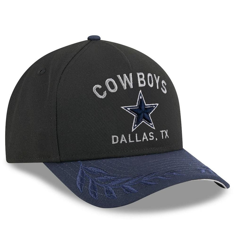 Dallas Cowboys New Era 2025 NFL Draft 39THIRTY Flex Hat - Black/Navy - NFL