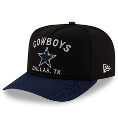 Dallas Cowboys New Era Youth 2025 NFL Draft A-Frame 9FIFTY Snapback Hat - Black/Navy - NFL