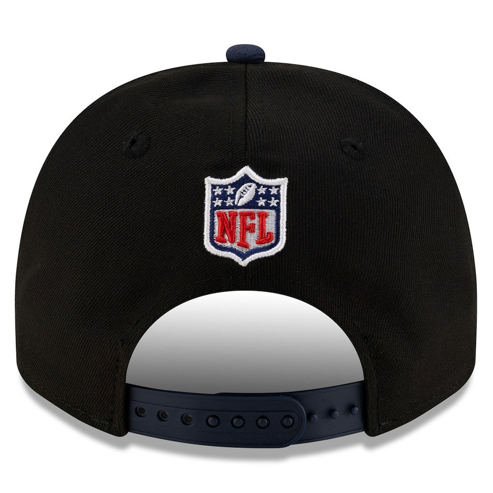 Dallas Cowboys New Era Youth 2025 NFL Draft A-Frame 9FIFTY Snapback Hat - Black/Navy - NFL