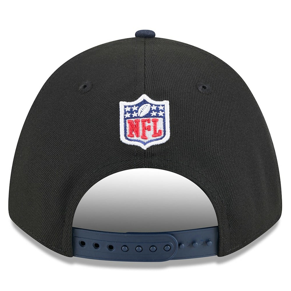 Dallas Cowboys New Era Youth 2025 NFL Draft 9FORTY A-Frame M-Crown Adjustable Hat - Black/Navy - NFL
