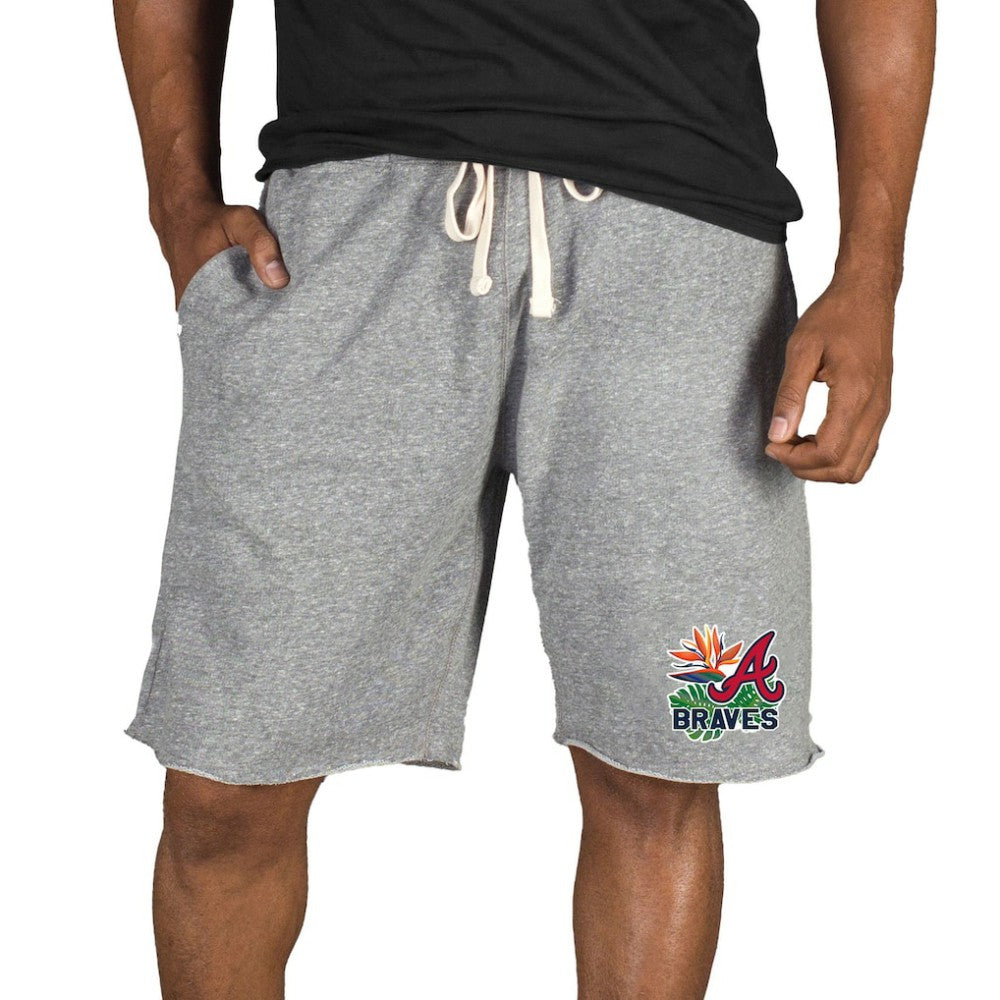 Atlanta Braves Concepts Sport Mainstream Tri-Blend Shorts Near Me