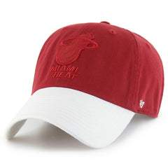 47 brand Miami Heat '47 x Tommy Hilfiger Courtside Cleanup Adjustable Hat Red/White
