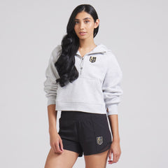 Vegas Golden Knights lululemon Women's Scuba Oversized Half-Zip Hoodie - Heathered Core Ultra Light Grey | NHL sale