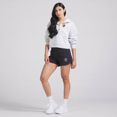 Vegas Golden Knights lululemon Women's Scuba Oversized Half-Zip Hoodie - Heathered Core Ultra Light Grey | NHL sale