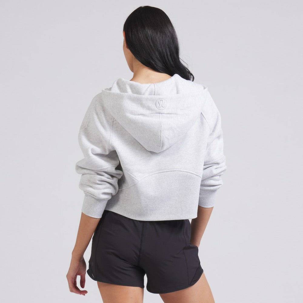 Vegas Golden Knights lululemon Women's Scuba Oversized Half-Zip Hoodie - Heathered Core Ultra Light Grey | NHL sale