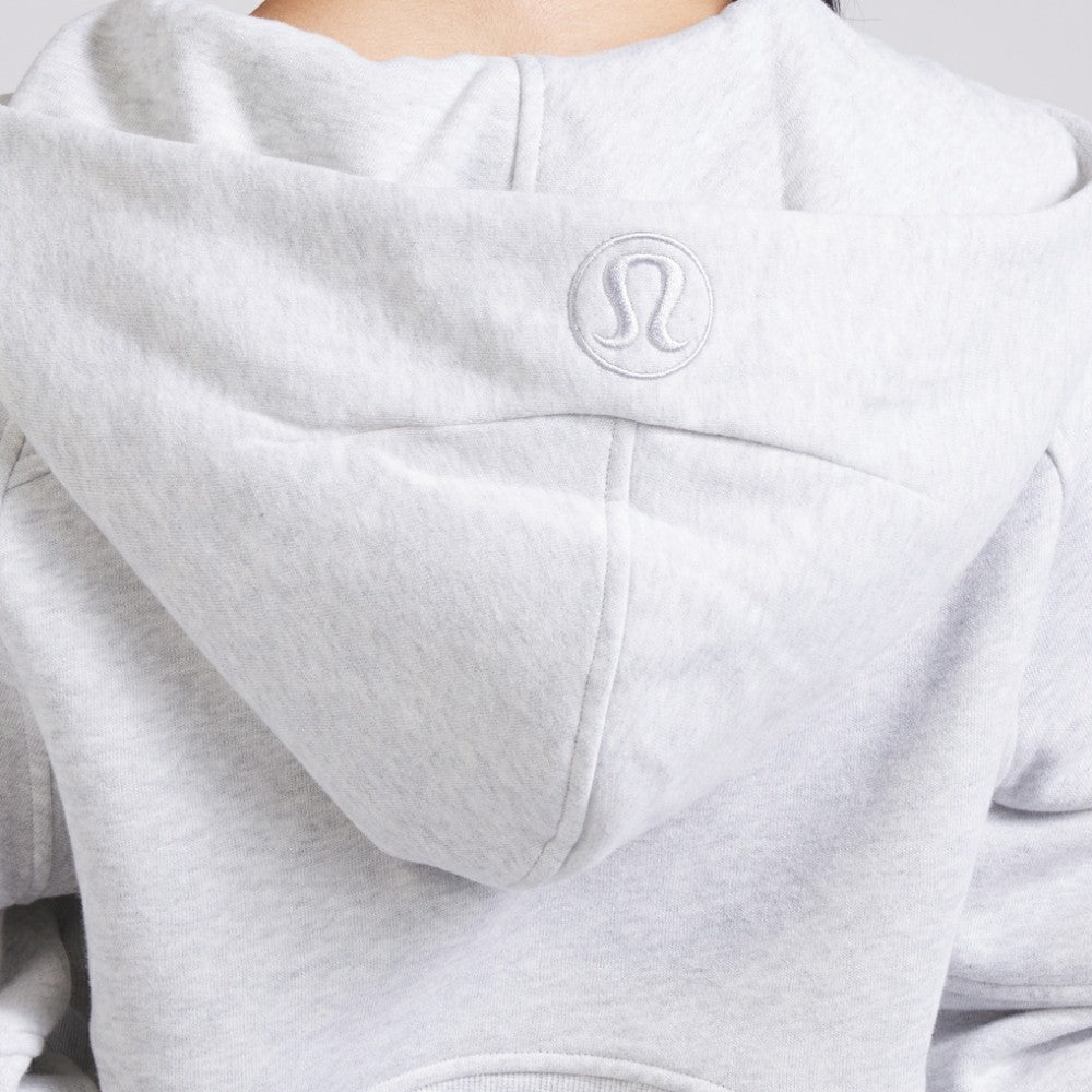 Vegas Golden Knights lululemon Women's Scuba Oversized Half-Zip Hoodie - Heathered Core Ultra Light Grey | NHL sale