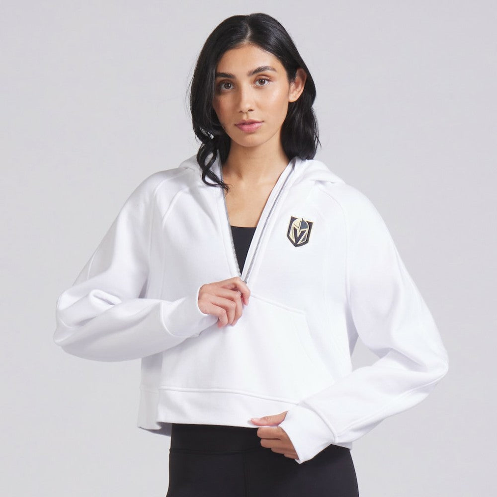 Vegas Golden Knights lululemon Women's Scuba Oversized Half-Zip Hoodie - White | NHL online