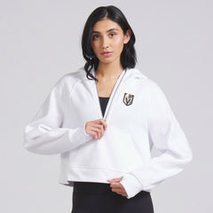 Vegas Golden Knights lululemon Women's Scuba Oversized Half-Zip Hoodie - White | NHL online