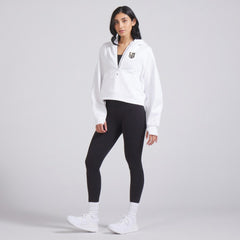 Vegas Golden Knights lululemon Women's Scuba Oversized Half-Zip Hoodie - White | NHL online