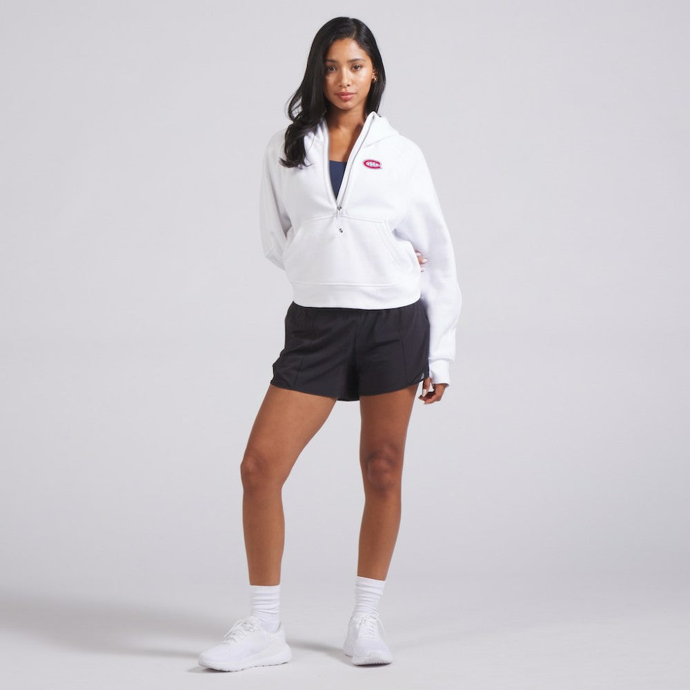 Montreal Canadiens lululemon Women's Scuba Oversized Half-Zip Hoodie - White | NHL on sale