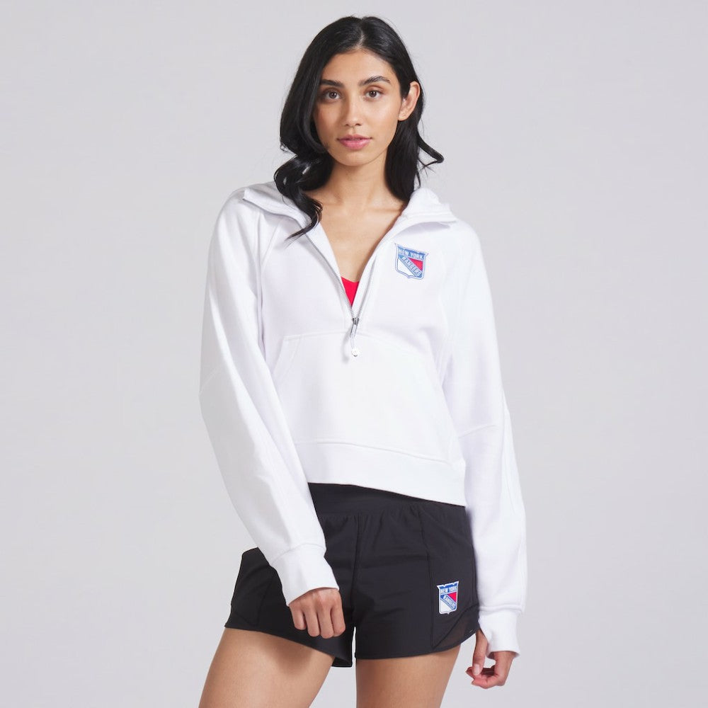 New York Rangers lululemon Women's Scuba Oversized Half-Zip Hoodie - White | NHL sale