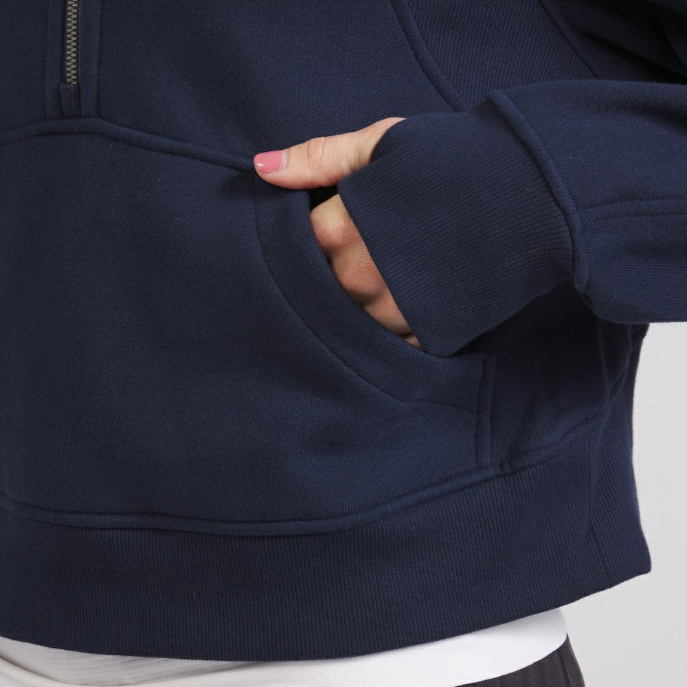 Seattle Kraken lululemon Women's Scuba Oversized Half-Zip Hoodie - True Navy | NHL on sale