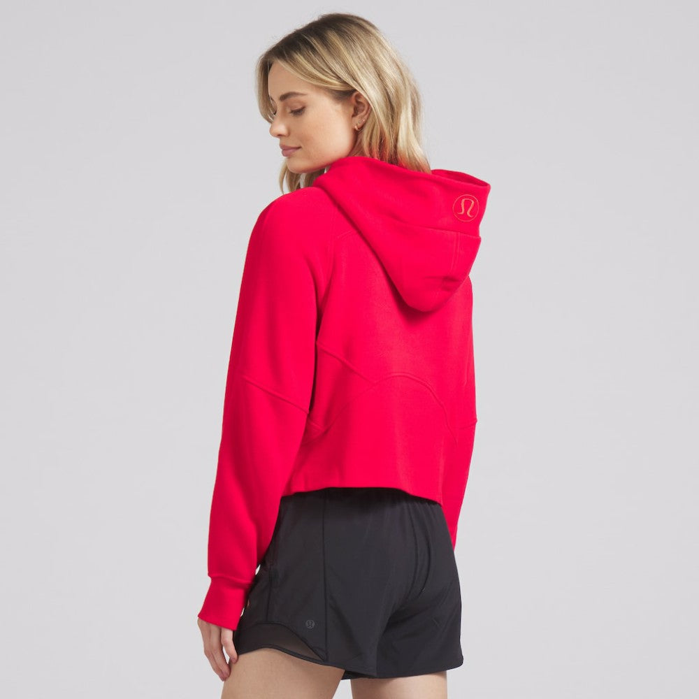 Chicago Blackhawks lululemon Women's Scuba Oversized Half-Zip Hoodie - True Red | NHL near me