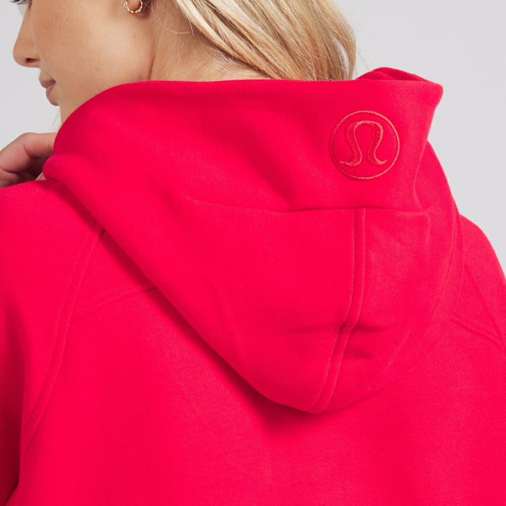 Chicago Blackhawks lululemon Women's Scuba Oversized Half-Zip Hoodie - True Red | NHL near me