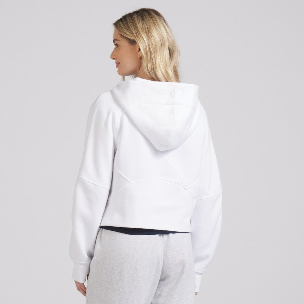 Seattle Kraken lululemon Women's Scuba Oversized Half-Zip Hoodie - White | NHL Lifestyle