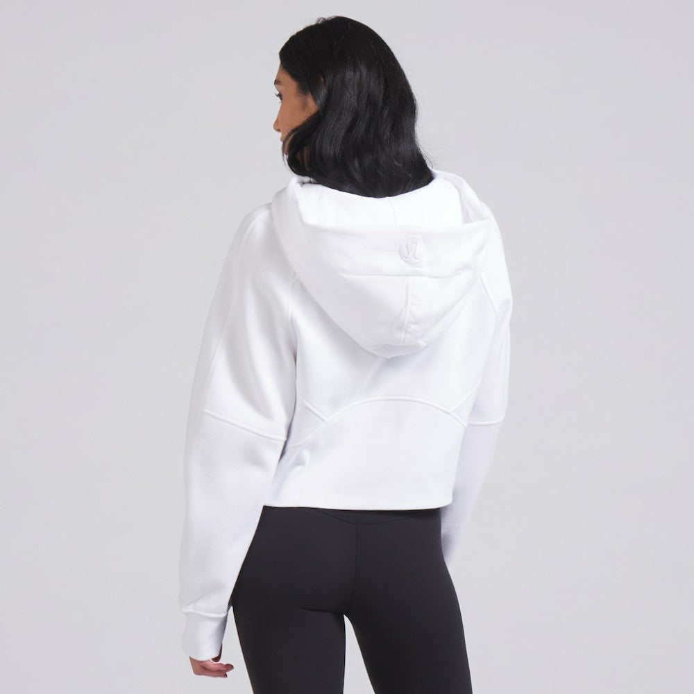 Toronto Maple Leafs lululemon Women's Scuba Oversized Half-Zip Hoodie - White | NHL Lifestyle