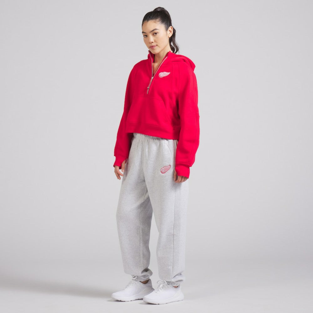 Detroit Red Wings lululemon Women's Scuba Oversized Half-Zip Hoodie - True Red | NHL on sale
